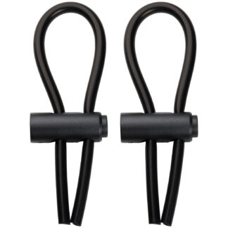 E-stim Systems Conductive Rubber Loops - Black
