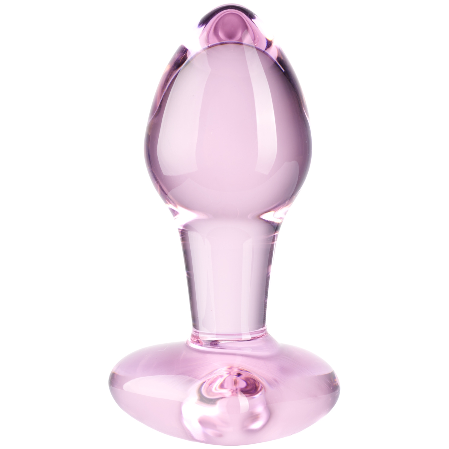 Baseks Heart Glass Butt Plug Medium 3.3 Inch