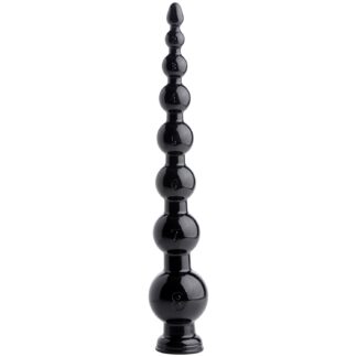 Hosed Graduated Beaded Hose 19.6 Inch - Black