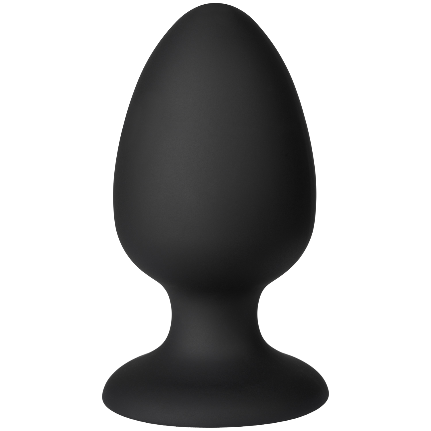 Obaie Thick Jiggle Large Butt Plug 4.7 Inch - Black
