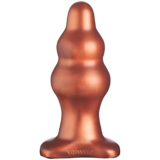 Tantus Severin Super Soft Copper Medium Anal Plug 4.9 Inch - Orange