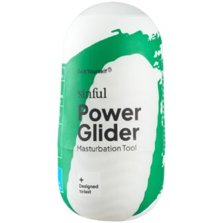 Sinful Power Glider Masturbation Tool Stroker - Green